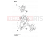 SUZUKI GSX1300R / GSX1300RZ K4 (2004) Hayabusa (E03,E28,E33) 53 - FRONT WHEEL