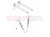 SUZUKI GSX1300RU1 K6 (2006) Hayabusa 11 - CAMSHAFT/VALVE