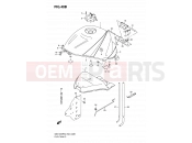 SUZUKI GSX1300RU1 K6 (2006) Hayabusa 40B - FUEL TANK (MODEL K6)