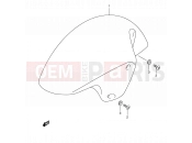 SUZUKI GSX1300RU1 K6 (2006) Hayabusa 42A - FRONT FENDER (MODEL K5/K6)