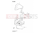 SUZUKI GSX1300RU1 K6 (2006) Hayabusa 46B - COWLING BODY (MODEL K6)