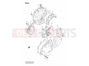 SUZUKI GSX1400 K3 (2003) 6 - CRANKCASE COVER