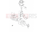 SUZUKI GSX1400 K3 (2003) 9 - CRANKSHAFT
