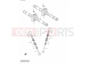 SUZUKI GSX1400 K3 (2003) 12 - CAM SHAFT/VALVE