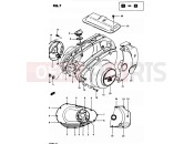 SUZUKI GSX250 / GSX250E / GSX250S / GSX250ES Z (1982) 7 - CRANKCASE COVER (MODEL Z)