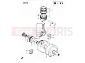 SUZUKI GSX250 / GSX250E / GSX250S / GSX250ES Z (1982) 10 - CRANKSHAFT