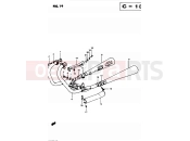 SUZUKI GSX250 / GSX250E / GSX250S / GSX250ES Z (1982) 19 - MUFFLER