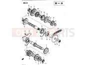 SUZUKI GSX250 / GSX250E / GSX250S / GSX250ES Z (1982) 21 - TRANSMISSION
