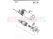 SUZUKI GSX250 / GSX250E / GSX250S / GSX250ES Z (1982) 23 - STARTING MOTOR (MODEL Z)