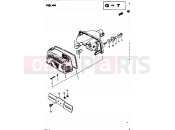 SUZUKI GSX250 / GSX250E / GSX250S / GSX250ES Z (1982) 44 - REAR COMBINATION LAMP (E34)