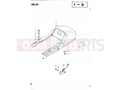 SUZUKI GSX250 / GSX250E / GSX250S / GSX250ES Z (1982) 55 - SEAT TAIL COVER (MODEL Z)