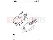 SUZUKI GSX250 / GSX250E / GSX250S / GSX250ES Z (1982) 60 - FRAME COVER (GSX250Z E24)