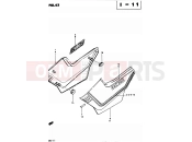 SUZUKI GSX250 / GSX250E / GSX250S / GSX250ES Z (1982) 63 - FRAME COVER (GSX250D E24)