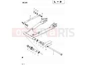 SUZUKI GSX250 / GSX250E / GSX250S / GSX250ES Z (1982) 82 - REAR SWINGING ARM