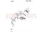 SUZUKI GSX250 / GSX250E / GSX250S / GSX250ES Z (1982) 84 - REAR FENDER