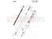 SUZUKI GSX250 / GSX250E / GSX250S / GSX250ES Z (1982) 64 - FRONT FORK LEFT DAMPER