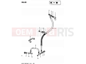 SUZUKI GSX250 / GSX250E / GSX250S / GSX250ES Z (1982) 80 - FRONT BRAKE HOSE