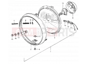 SUZUKI GSX400F D (1983) 26 - HEADLAMP (E16,E17,E21,E25,E26,E34)