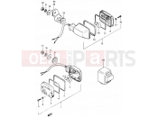 SUZUKI GSX400F D (1983) 31 - TURN SIGNAL LAMP (E25)