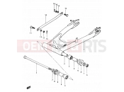 SUZUKI GSX400F D (1983) 59 - REAR SWINGING ARM