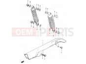 SUZUKI GSX400F D (1983) 61 - CHAIN CASE - SHOCK ABSORBER