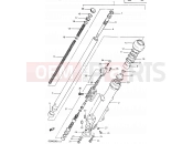 SUZUKI GSX400F D (1983) 49 - FRONT LEFT FORK