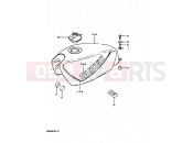 SUZUKI GSX400FE X (1999) 43 - FUEL TANK