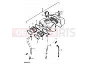 SUZUKI GSX550E / GSX550ES / GSX550EF / GSX550EU G (1986) 12 - AIR CLEANER