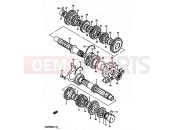 SUZUKI GSX550E / GSX550ES / GSX550EF / GSX550EU G (1986) 16 - TRANSMISSION