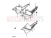 SUZUKI GSX550E / GSX550ES / GSX550EF / GSX550EU G (1986) 45 - FRAME COVER (GSX550EF/EUF/EG/EUG)