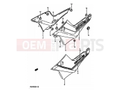 SUZUKI GSX550E / GSX550ES / GSX550EF / GSX550EU G (1986) 46 - FRAME COVER (GSX550ESF/ESG)