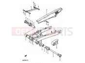 SUZUKI GSX550E / GSX550ES / GSX550EF / GSX550EU G (1986) 64 - REAR SWINGING ARM