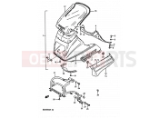 SUZUKI GSX550E / GSX550ES / GSX550EF / GSX550EU G (1986) 73 - COWLING (GSX550ESH)