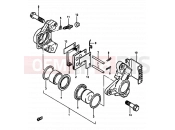 SUZUKI GSX550E / GSX550ES / GSX550EF / GSX550EU G (1986) 61 - FRONT CALIPERS