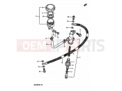 SUZUKI GSX550E / GSX550ES / GSX550EF / GSX550EU G (1986) 70 - REAR MASTER CYLINDER