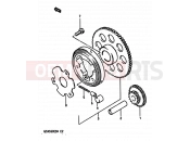 SUZUKI GSX550ES / GSX550EF / GSX550EU H (1987) 8 - STARTER CLUTCH