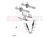 SUZUKI GSX550ES / GSX550EF / GSX550EU H (1987) 9 - CAM SHAFT-VALVE