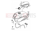 SUZUKI GSX550ES / GSX550EF / GSX550EU H (1987) 38 - FUEL TANK (MODEL H)