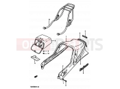 SUZUKI GSX550ES / GSX550EF / GSX550EU H (1987) 44 - SEAT TAIL COVER (MODEL H)