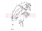 SUZUKI GSX550ES / GSX550EF / GSX550EU H (1987) 67 - REAR FENDER