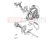 SUZUKI GSX550ES / GSX550EF / GSX550EU H (1987) 68 - REAR WHEEL