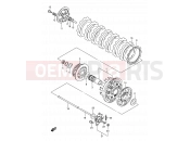 SUZUKI GSX600F / GSX600FU / GSX600FU2 K (1989) 16 - CLUTCH (MODEL J/K/L/M)