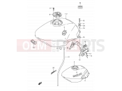 SUZUKI GSX600F / GSX600FU / GSX600FU2 K (1989) 33 - FUEL TANK (MODEL J/K/L)