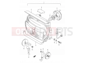 SUZUKI GSX600F / GSX600FU / GSX600FU2 K (1989) 25 - HEADLAMP (MODEL J/K/L/M/N)