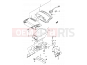 SUZUKI GSX600F / GSX600FU / GSX600FU2 K (1989) 27 - TAIL LAMP (MODEL J/K/L/M/N)