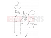 SUZUKI GSX600F / GSX600FU / GSX600FU2 K (1989) 37 - HANDLEBAR (MODEL J/K/L/M/N/P/R)