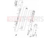 SUZUKI GSX600F / GSX600FU / GSX600FU2 K (1989) 44A - FRONT DAMPER (MODEL K/L/M/N/P/R/S/T)
