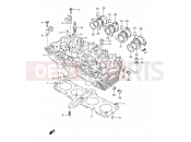 SUZUKI GSX600F / GSX600FU / GSX600FU2 M (1991) 2 - CYLINDER HEAD