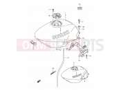 SUZUKI GSX600F / GSX600FU / GSX600FU2 M (1991) 33A - FUEL TANK (MODEL M/N)