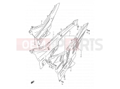 SUZUKI GSX600F / GSX600FU / GSX600FU2 N (1992) 35D - FRAME COVER (MODEL N/P)
